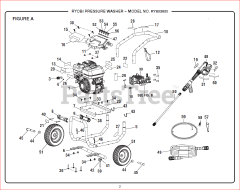 Ryobi RY 803600 (090079405) - Ryobi Pressure Washer, Rev 01 (2019-02)