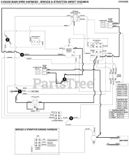 Ferris IS 700Z (5901394) - Ferris IS700Z Series 61" Zero-Turn Mower, 26hp Briggs & Stratton, CARB, Side-Discharge Electrical Schematic - PTO Clutch Circuit - B&amp;S 49R977 Vanguard S/N: 2017954956 &amp; Above