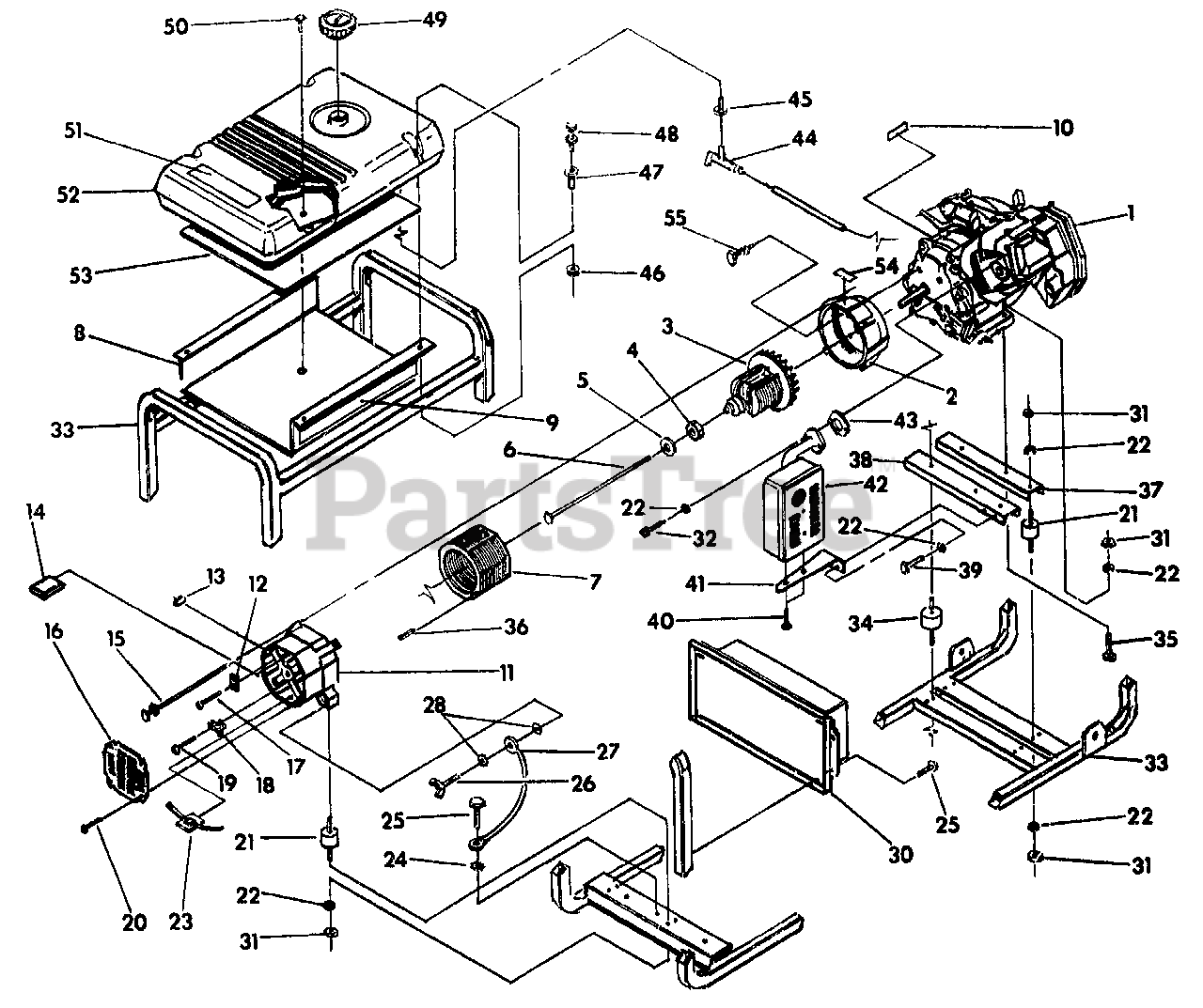 Craftsman 580.327280 (97820) Craftsman 5,500 Watt Portable Generator