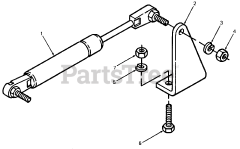 Cub Cadet 432 (190-432-100) - Cub Cadet Gas Spring Kit Gas Spring Kit