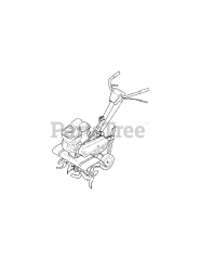 Craftsman 247.29935 (21A-344E299) - Craftsman Tiller (2011) (Sears)