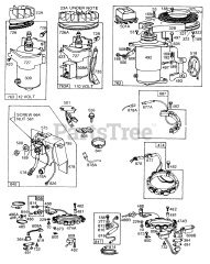 Briggs & Stratton 191702-0664-XX - Briggs & Stratton Vertical Engine Electric Starter,Alternators