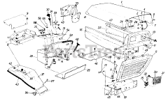 MTD 139-641-000 - MTD Lawn Tractor, Style 1 (1989)