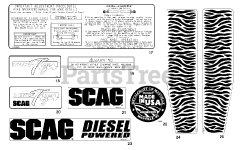 Scag SMT-72V - Scag Turf Tiger 72" Mower Deck (SN: J1200001 - J1299999)