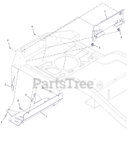 Ariens 991158 - Ariens Zenith 60" Zero-Turn Mower, 23.5hp Kawasaki FX (SN: 120000 - 129999) Heat Shield