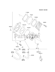 Kawasaki FC400V-AS00 - Kawasaki Engine FUEL-TANK/FUEL-VALVE