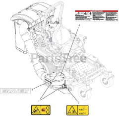 Gravely 891007 - Gravely Peco 2-Bag Bagger (SN: 000101 - 000999)