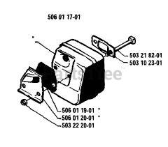 Husqvarna 40 - Husqvarna Chainsaw (1986-12) Muffler