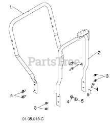 Poulan Pro PR 18530 ES (961980049-02) - Poulan Pro Snow Thrower (2012-07) HANDLE CONTROLS