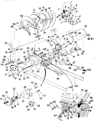 MTD 190-491 - MTD 36" Snow Thrower Attachment (1990)
