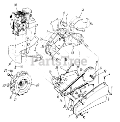 Yard Machines 21A-410A000 - Yard Machines Tiller (1999)