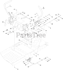 Toro 74643 (MX 5060) - Toro 50" TimeCutter Zero-Turn Mower (SN: 314000001 - 314999999) (2014) Motion Control Assembly