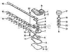 Echo HC-1001 - Echo Hedge Trimmer (SN: 017001 - 024000)