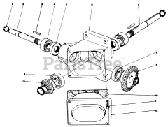 Toro 30560 - Toro 52" Rear-Discharge Mower Deck (SN: 004000001 - 004999999) (1984)