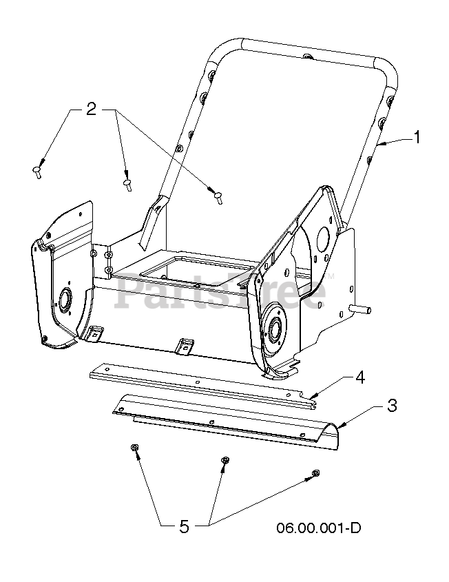 Poulan Pro PR 111 (96182001601) Poulan Pro Snow Thrower (201507