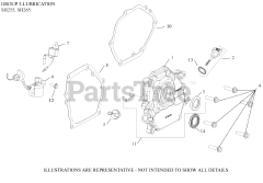 Kohler SH255-0101 - Kohler SH Series Engine, Basic Version, 5.5hp, 4.2kW 03 Lubrication
