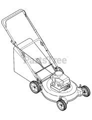 Yard Machines 11A-414E729 - Yard Machines Walk-Behind Mower (2006) (Home Depot)