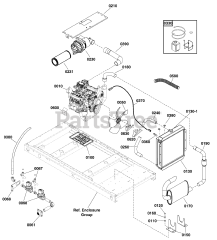 Briggs & Stratton 076131-03 - Briggs & Stratton 35kW Liquid Cooled Home Standby Generator Engine Group - 4.3L