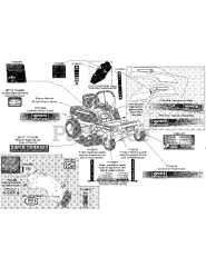 White Outdoor ZT-54 (17BK2ACK090) - White Outdoor 54" Zero-Turn Mower (2008)