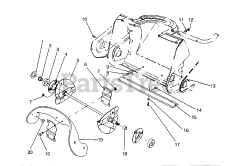 Toro 38171 - Toro CCR Powerlite Snow Thrower (SN: 039000001 - 039999999) (1993)