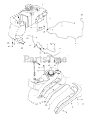 Husqvarna Z 560 (967678501-00) - Husqvarna 60" Zero-Turn Mower (2017-09) FUEL SYSTEM