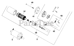 Kohler K532-53186 - Kohler K-Series Engine, Basic Version, 20hp, 14.9kW Electric Start (Cont.) 0217007552