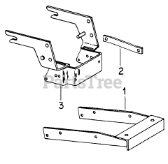 Cub Cadet Accessory - Cub Cadet 48" Rotary Tiller Attachment Weight Bracket Parts Accessory