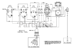 Briggs & Stratton 030708-00 - Briggs & Stratton 5,750 Watt Portable Generator Wiring Diagram (80023875wd)