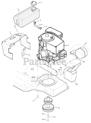 Murray 38706A - Murray 38" Lawn Tractor (1996)