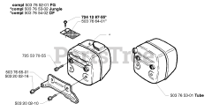 Husqvarna 371 - Husqvarna Chainsaw (1999-05) Muffler