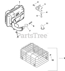 Kohler CH13-22530 - Kohler Command PRO Single Engine, Basic Version, 13hp, 9.7kW Exhaust 11-27-95