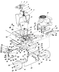 MTD 138-528-000 - MTD Lawn Tractor (1988)