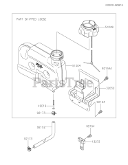 Kawasaki FJ180V-AM98 - Kawasaki Engine FUEL-TANK/FUEL-VALVE