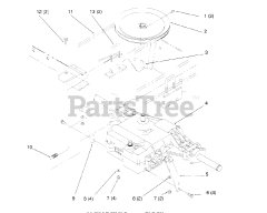 Toro 72062 (264-6) - Toro Yard Tractor (SN: 059000001 - 059000227) (1995) Transaxle-Gear