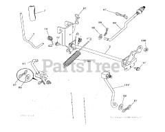 Jonsered LT 2218 A (960410058-01) - Jonsered Lawn Tractor (2009-02) MOWER LIFT / DECK LIFT
