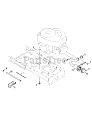 Huskee 13WC76LF031 - Huskee Lawn Tractor (2010) (Tractor Supply)
