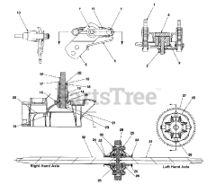 Statesman 14AJ848H016 - Statesman Garden Tractor (2002) (Southern States) Differential &amp; Axle