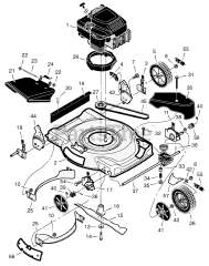 Briggs & Stratton 226110x24C - Briggs & Stratton 22" Walk-Behind Mower (2005) (Meijer)