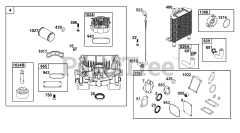 Briggs & Stratton 61G877-0004-J1 - Briggs & Stratton Vertical Engine