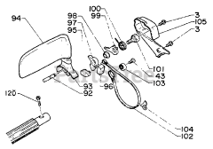 Echo CS-400 EVLP - Echo Chainsaw Chain Brake Type