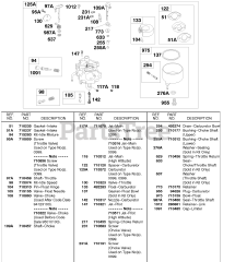 Briggs & Stratton 185437-0276-E1 - Briggs & Stratton Horizontal Engine Carburetor
