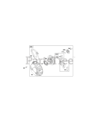 Briggs & Stratton 380447-0079-E2 - Briggs & Stratton Horizontal Engine Rewind Starter