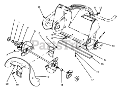 Toro 38170 - Toro CCR Powerlite Snow Thrower (SN: 059000001 - 059999999) (1995)