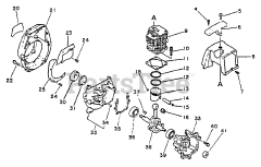 Echo SRM-2502 - Echo String Trimmer (SN: 0010201 - 0025000)