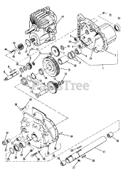 Simplicity 7016 H (1690006) - Simplicity Garden Tractor, 16hp
