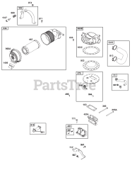 Briggs & Stratton 386447-0152-B5 - Briggs & Stratton Horizontal Engine