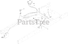 Toro 74793 (SW 5425) - Toro 54" TimeCutter Zero-Turn Mower (SN: 316000001 - 316999999) (2016) Wire Harness Assembly