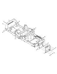 Cub Cadet LZ-60 KW (53RI2PTD050) - Cub Cadet 60" Tank Zero-Turn Mower, Kawasaki (2014) Frame
