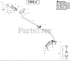 Poulan PP 025 - Poulan String Trimmer, Type 2 (2008-12)