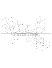 Cub Cadet G 1548 (55AE232S150) - Cub Cadet Walk-Behind Mower Deck Assembly Standard Track